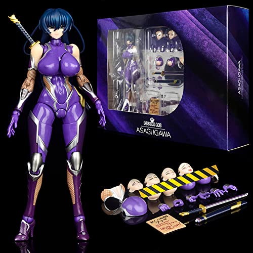 Taimanin Series Native Second Axe Hentai Raita Kuramoto Erika Action Figure Asagi Igawa Erika Kuramoto Sakura Igawa Action Figure Anime Model Toys Doll Gift A