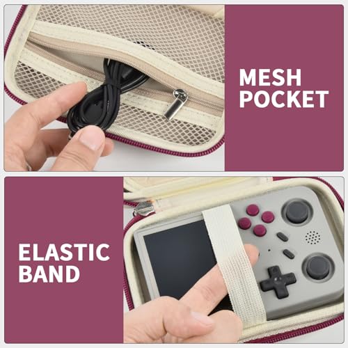 Image of PAIYULE Travel Carrying Case for R36S RG353V RG353VS Handheld Game Console