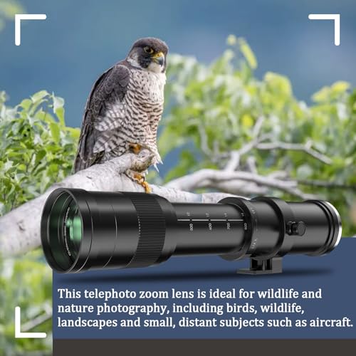 Image of Lightdow F 420-800mm F8.3 Telephoto Zoom Lens - Manual Focus DSLR Cameras Lenses for Nikon D850 D810 D800 D610 D750 D500 D7200 D7500 D7100 D5600 D5300 D600 D3500 D3300 D5200 D5100 D5000 D7000 D700