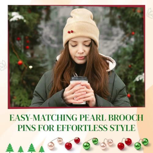 Image of WILLBOND 6 Pcs Pearl Brooch Pins for Women