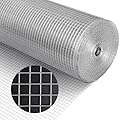 KANERS1/2 inch Hardware Cloth 48inchx100ft 19 Gauge, Galvanized Welded Wire Fencing Chicken Wire Mesh Plant Supports Poultry Roll Cage Wire Netting