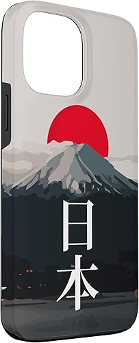 Miniatura 3 de Funda para iPhone 13 Pro Max Mt Fuji (Fujisan), Rising Sun y Kanji japonés