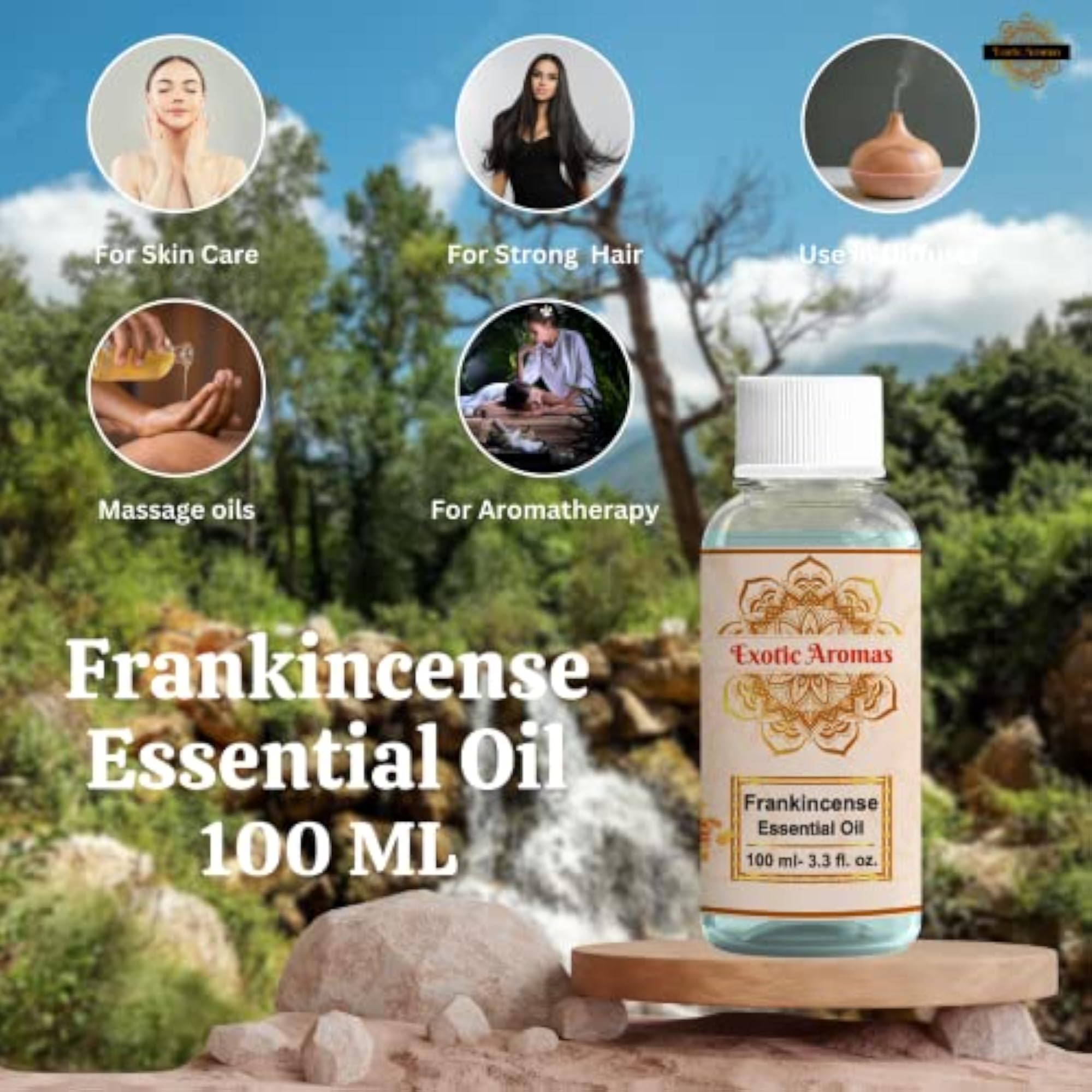 Exotic Aromas Frankincense Essential Oil, 100 Ml