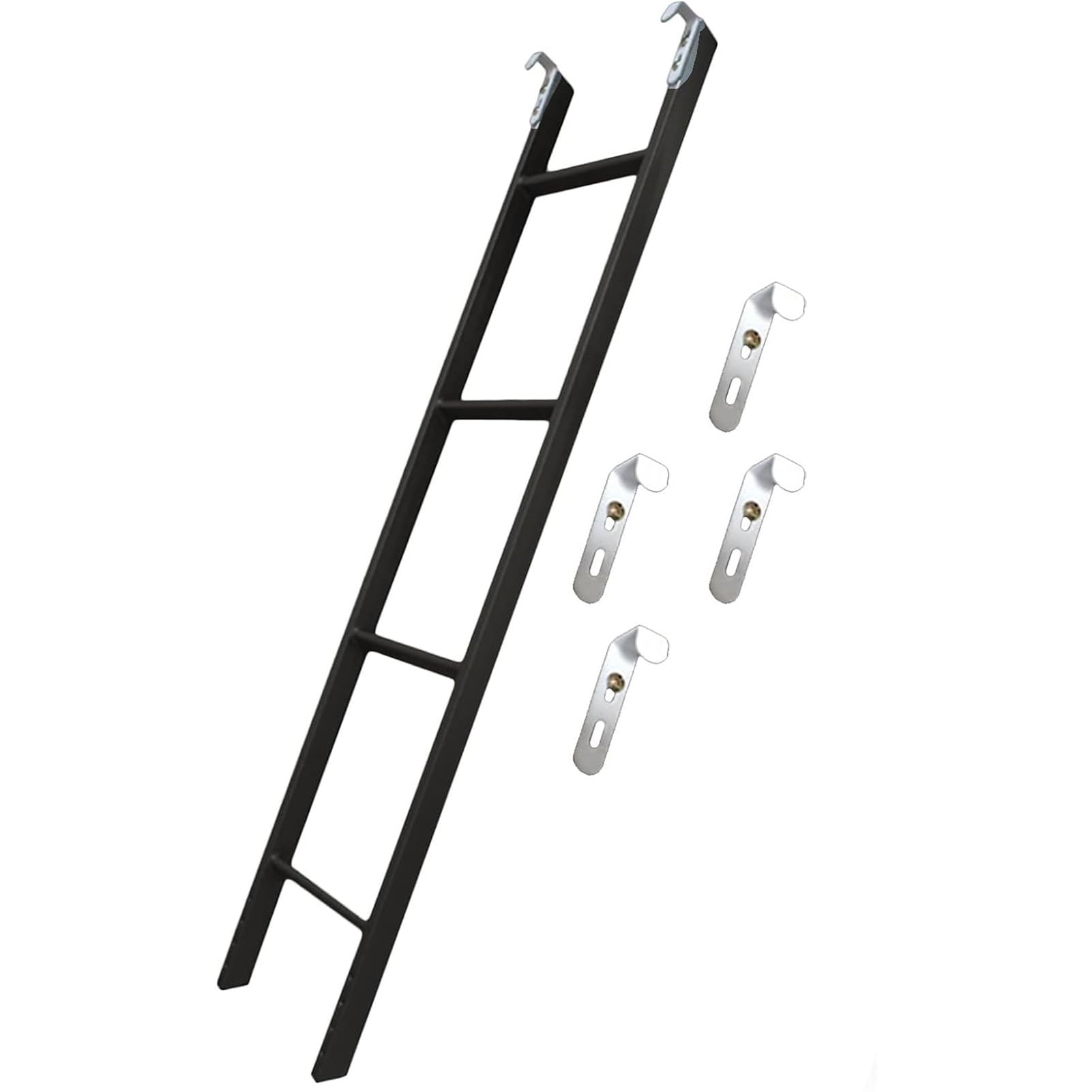 Échelle pour dortoir et studio gain de place pour lit superposé noir