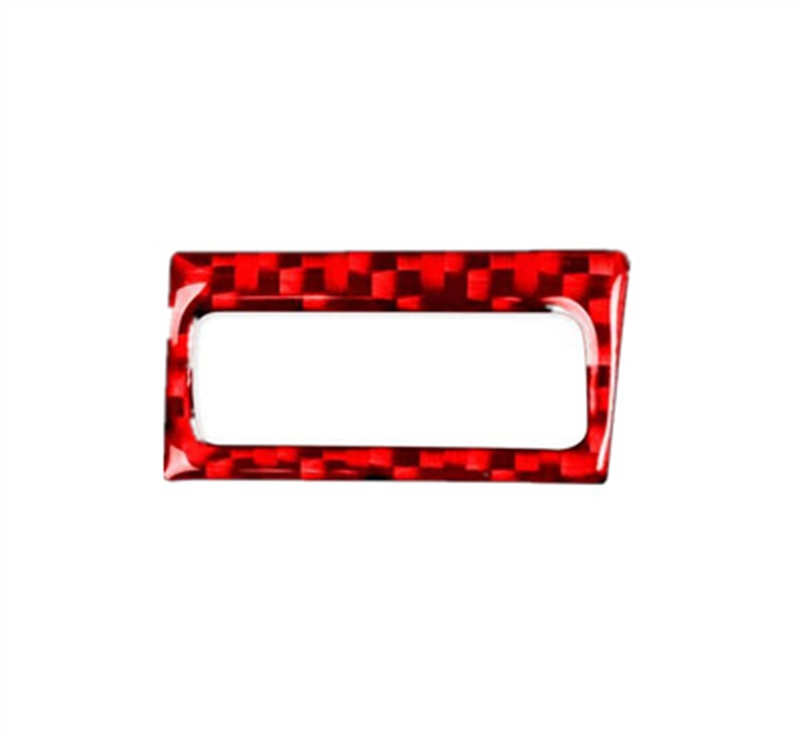 Piwine Lhd Red Carbon Fiber Car Interior Around Handbrake Button Trim Sticker Decoration Decal For Audi A3 S3 Rs3 8V 2013-2019