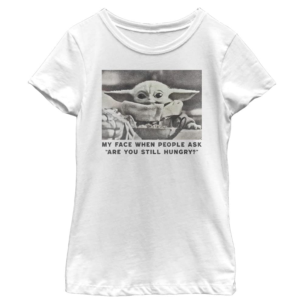 T-shirt fille Star Wars Grogu idéal pour l'école et les sorties de week-end