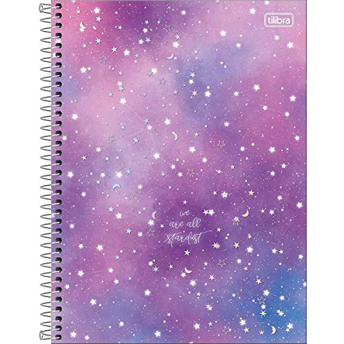 Caderno 01 Matéria Capa Dura, Pacote com 4 Cadernos, Capas Sortidas, 80 Folhas, Tilibra, Modelo 29.4