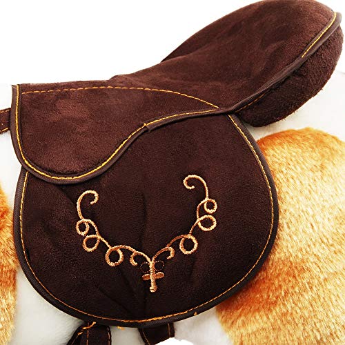 ZhaoXH-Schaukelpferd Baby Schaukelpferd Schaukeltier Plüsch Schaukelpferd Spielzeug Kleinkind Reiten Auf Spielzeug mit… – Bild 5