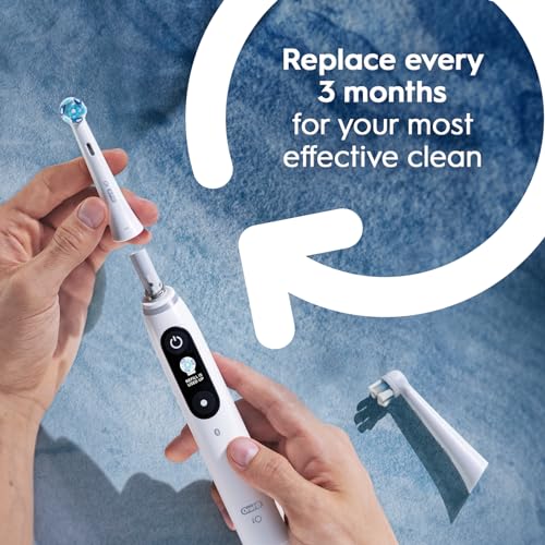 Oral-B iO Series Ultimate Clean Electric Toothbrush Replacement Brush Heads for an Oral-B Electric Toothbrush, 4 Count, Black by Oral-B - Image 4