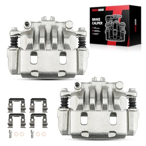 Image of Torchbeam Front Brake Calipers Set for Subaru 2012-2014 Impreza 2.0L, Subaru 2002-2011 Impreza 2.5L, Front Left and Front Right Calipers Replace # 19B2682+19B2683