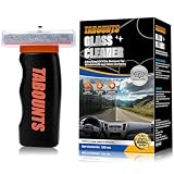 TABOUNTS Glass Emulsion Cleaner, Handheld Windshield Brush with 100 mL Windshield Oil Film Remover, Cleans Oil, Grime & Fog, Glass Emulsion & Glass Oil Film Remover (1 pack)