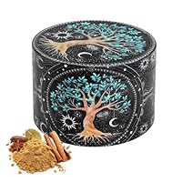 Grinder Große Crusher, Metallmühle mit Pollenschaber, 63 mm Gewürzmühle Baum-Design,Grinder Baum-Design,für Spice Gewürze (Baum-Design)