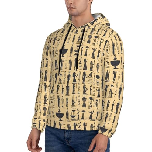 Hoodies For Men - Vintage Exotic Pattern Print Long Sleeve Casual Men'S Hoodies & Sweatshirts Pullover With Pocket3