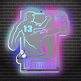 [acrylique de haute qualité] - notre marque de nom miroir personnalisée est faite d'acrylique durable et incassable, avec la même qualité de réflexion que le verre, mais plus sûr et plus léger. Il remplace le néon en verre traditionnel, plus lumineux, plus sûr, respectueux de l'environnement, durable, économe en énergie, sans bruit et sans chaleur. Sans risque de bris de verre, c'est un bon cadeau pour votre famille et votre bébé.