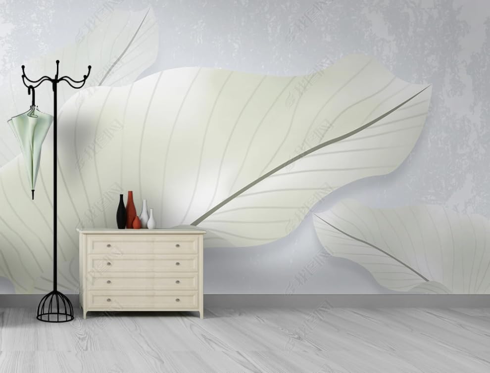 Papier peint intissé plante verte poster géant mural salon chambre moderne 250x175cm