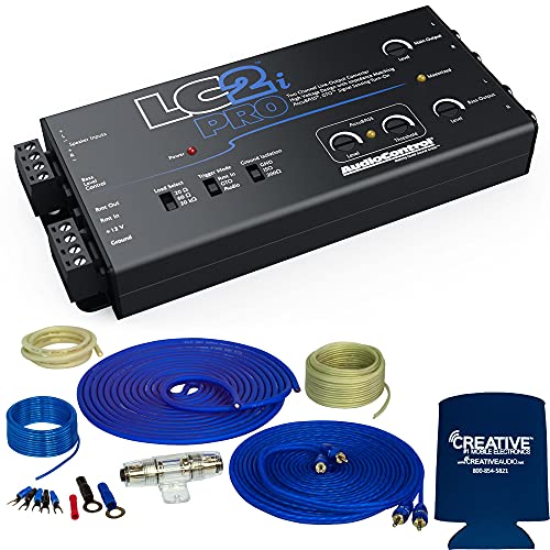 Stinger SS600XS 8GA Copper 600W Complete Amplifier Wiring Kit with LC2i-PRO 2-Channel line Output Converter
