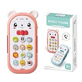 Baby Cell Phone Toy with Lights & Music, Sing & Count Musical Phone Toy, Toys for 6-9 6-12 12-24...
