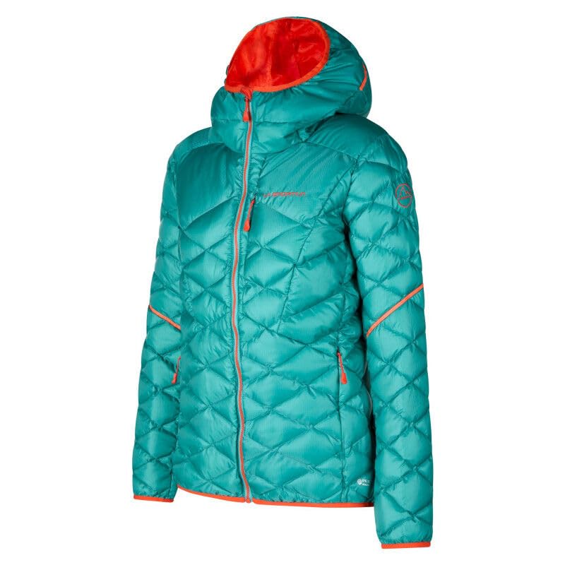 Pinnacle Down Jacket Women lagoon/cherry tomato (638322) L
