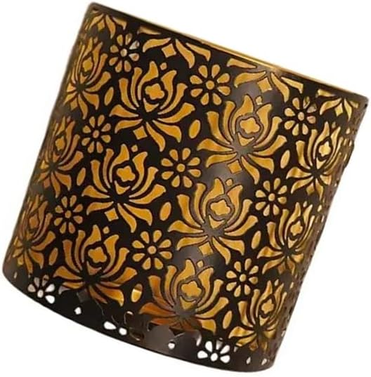 Rural Metal Candle Sconce Highlighting Framework Detailing Perfect for Comfortable Mood Creation