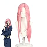 AEQPUIYE Infinity Cherry Blossom Cosplay Wig SK8 Kaoru Cosplay Pink Long Wig Halloween Synthetic Hair Heat Resistant +Wig Cap