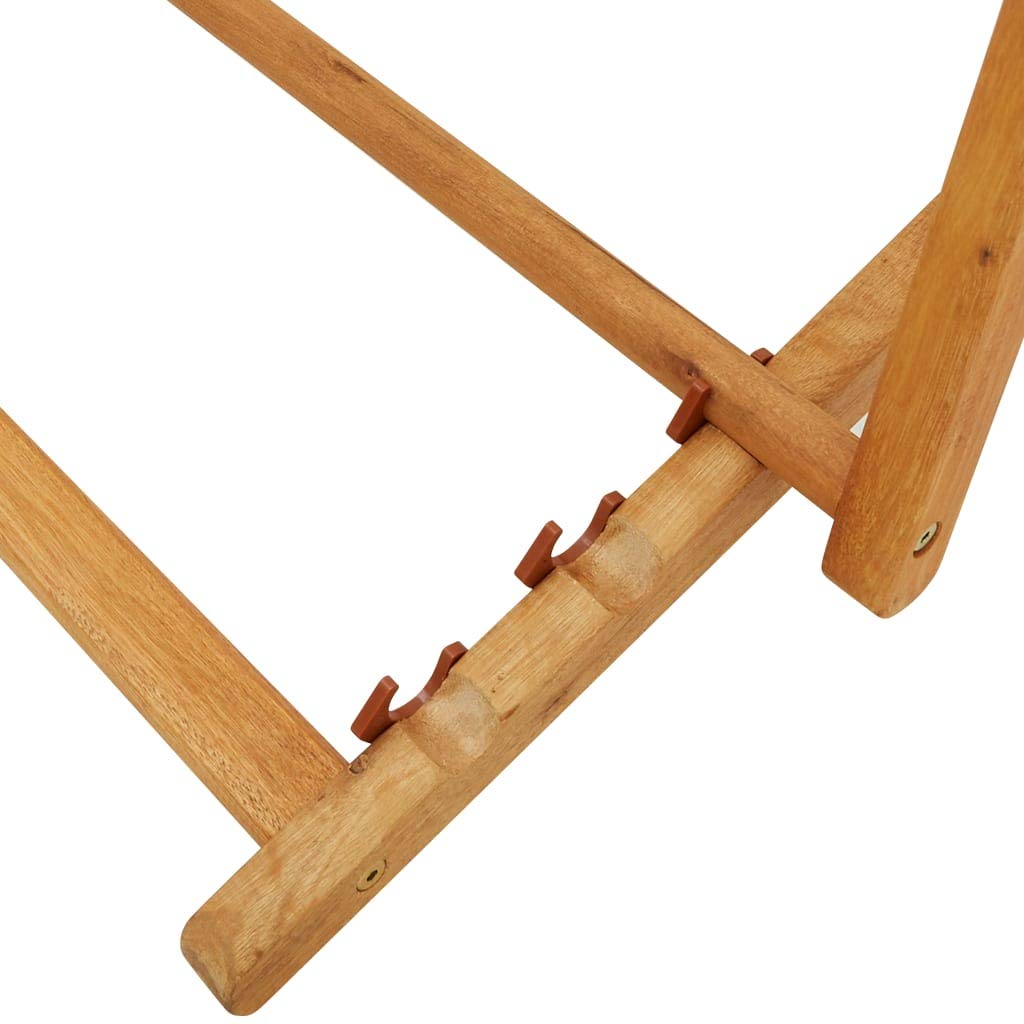 CHAHO Klappliege Klappbar Sonnenliege Gartenliege Strandliege Liege Relaxliege Liegestuhl Gartenmöbel Klappbarer Strandstuhl Eukalyptus Massivholz und Stoff Grün