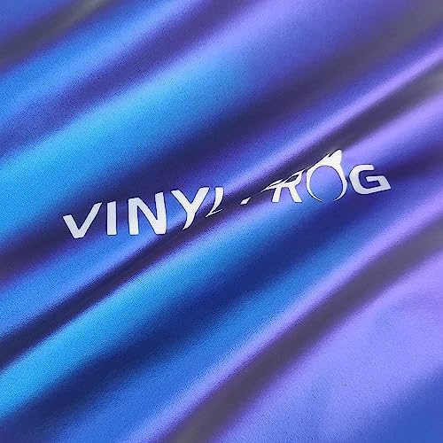 VINYL FROG Chameleon Heat Transfer Vinyl Purple to Blue Gradual HTV Vinyl Roll 30.5x305cm Heat Press Gradient Change Color Iron on Vinyl for T-Shirts