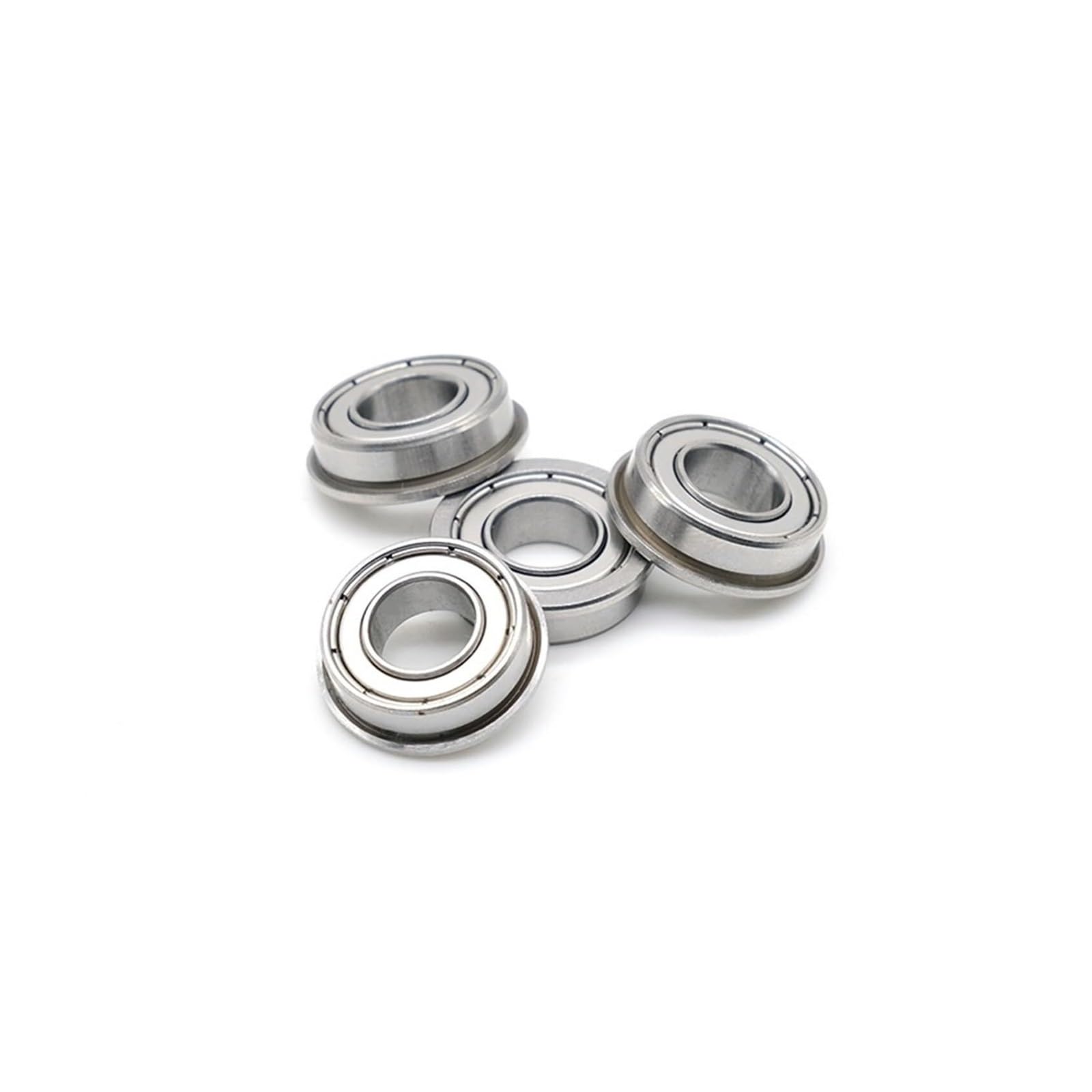 10 Uds MF148ZZ rodamiento de brida 8x14x4mm ABEC-7 miniatura con bridas MF148 Z ZZ rodamientos bolas Lucky