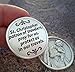 Pocket Prayer Coin, Saint Christopher, Patron St. of Travelers, 24/7 Protection, Pilots, Truckers, Military, All Family Members, Angelic Message Card Included. Best Gift Idea.