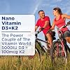 Nanoceutical Solutions Nano Vitamin D3+K2 Nanosized Liquid Particles | Rapid Absorption | 5000 IU Potent Formulation - 1Fl Oz | Non-GMO, Gluten Free | Supports Bone, Joint, Heart & Immune Health