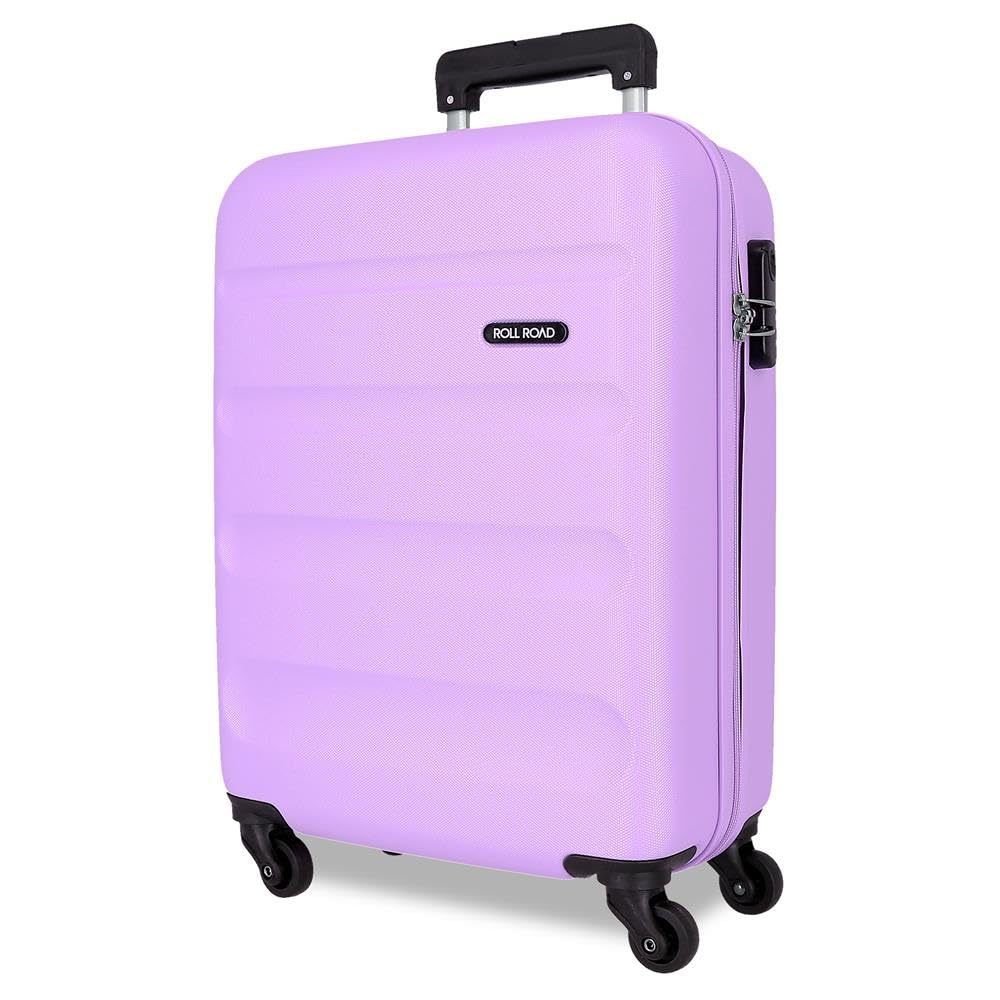 ROLL ROAD Flex Cabin Suitcase, One Size, Viola, Valigia cabina