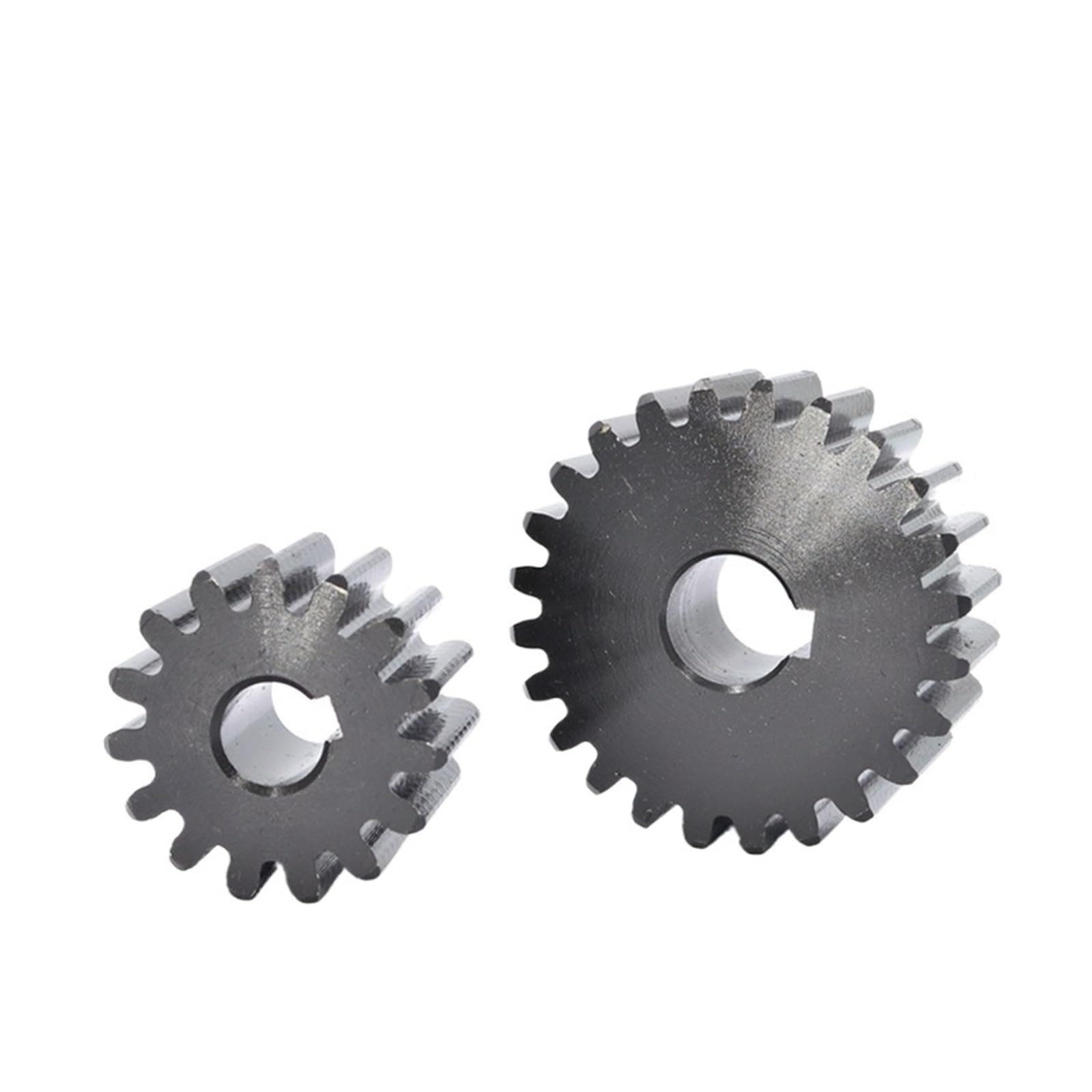 Pignon industriel de machines Engrenage droit 18T-21T 2M, 1 pièce, 45 # acier 18 19 20 21 dents, engrenage plat, alésage de clavette 18/19/20mm ( Color : 18 Teeth (OD 40mm) , Size : 18mm- 6x2.8mm )