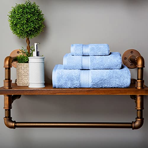 Superior Madison Ts Towel Set, 3Pc, Light Blue #TOP1