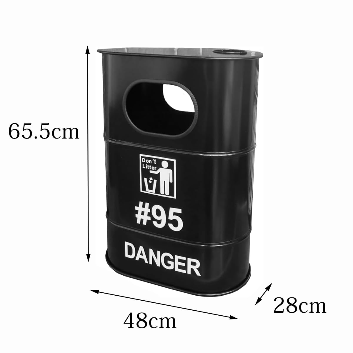 ドラム缶リメイクボックス（黒） Amazon | トラスコ中山(TRUSCO) 両開きツールボックス 二段式