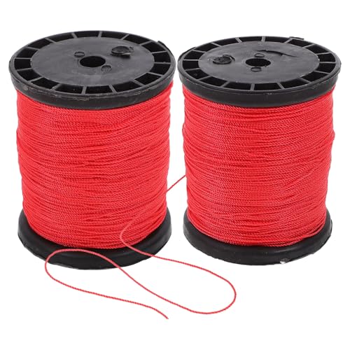 Hilo de Nylon para Construcción Herramientas de Nylon Torcido 2 Rollos 0.195kg para Trabajos de Construcción y Albañilería
