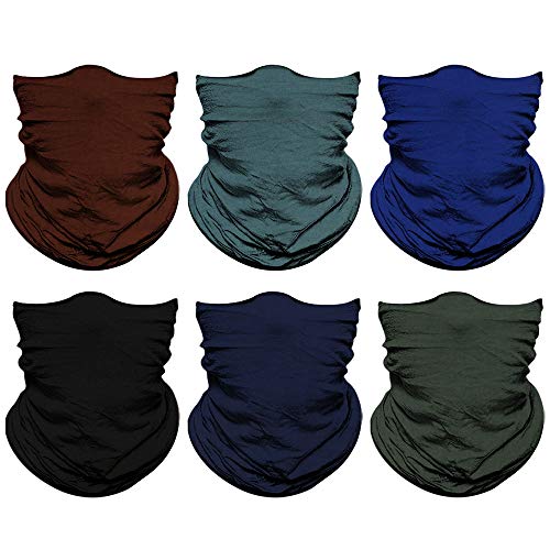 Image of Venswell Neck Gaiter Face Mask Men Women,Seamless Bandana Rave Face Cover Scarf Mask,Balaclava,Headband, Head Wrap,Headwear