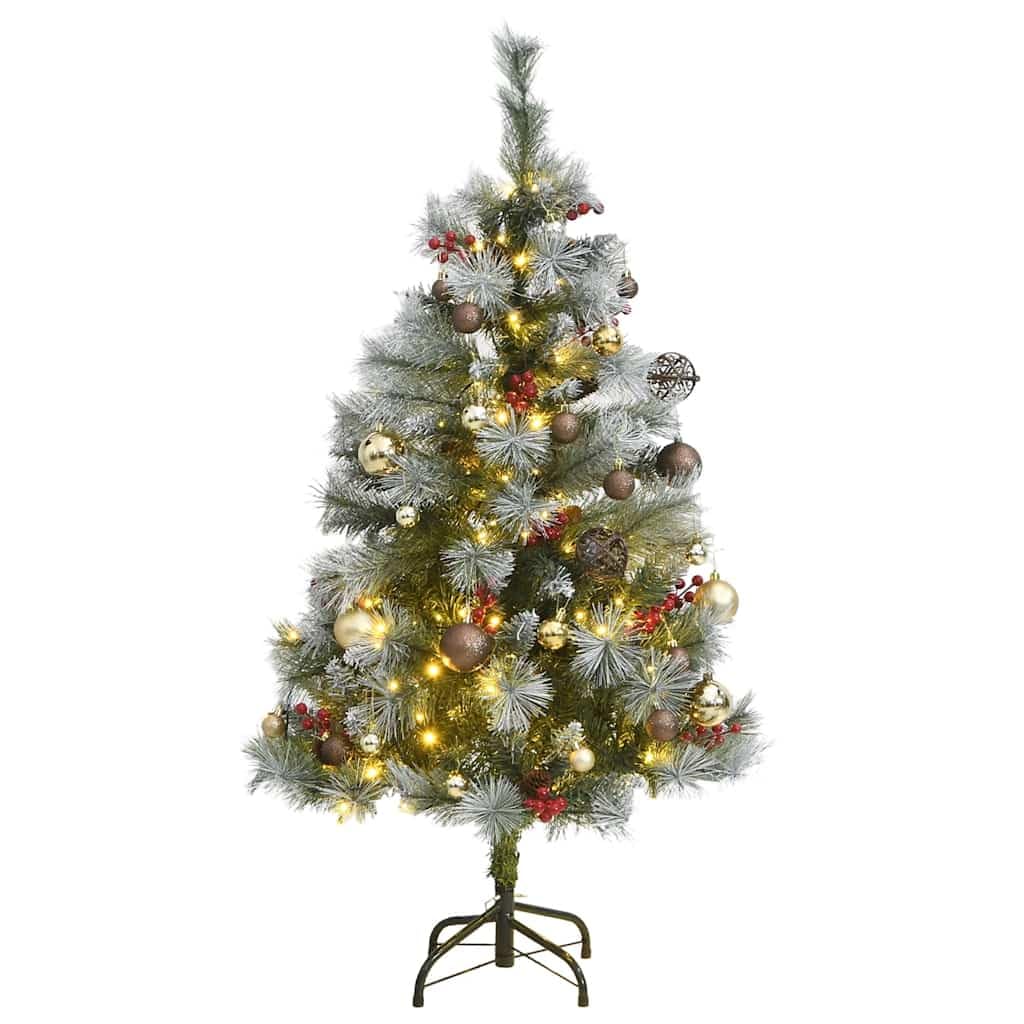 Sapin de Noël artificiel vert 120 cm avec 150 LED et 8 modes