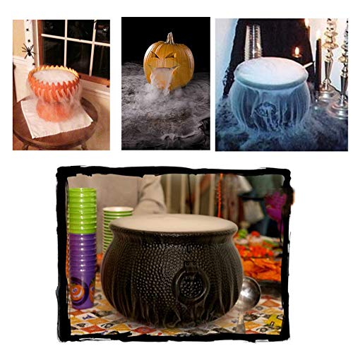 Halloween Lights Mist Maker,Halloween Fog Machine Ultrasonic Mist Water Pond Fogger 12 Led Red Yellow And Blue Light Flashes For Halloween Party Decorations And Rockery Fishtank Vase Birdbath Deco #TOP2