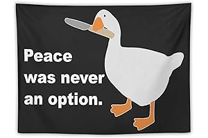 DOBOER Peace Was Never An Option Goose Wall Tapestry for College Dorm,...
