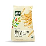 365 by Whole Foods Market&comma; Organic Shoestring French Fries No Salt Added&comma; 16 Ounce&comma; &lpar;Frozen&rpar;