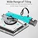 Talent Star Tile Vibration Tool,Tile Suction Cup Vibrating Tool,Cordless Handheld Tile Installation Leveling Machine with 5 Adjustable Speed 2 Battery 45kg Adsorption for Wall Floor Tile Green