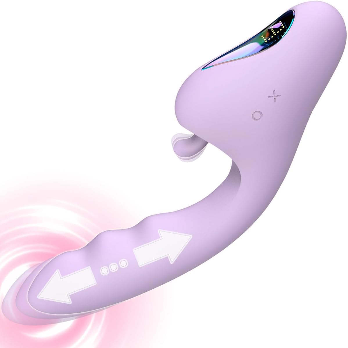 Vibrator Adult Sex Toys for Women - Thrusting Vibrator LED Screen 10x10 Thrusting & 10 Vibrating Modes Waterproof Sex Toys for Women Female Couple