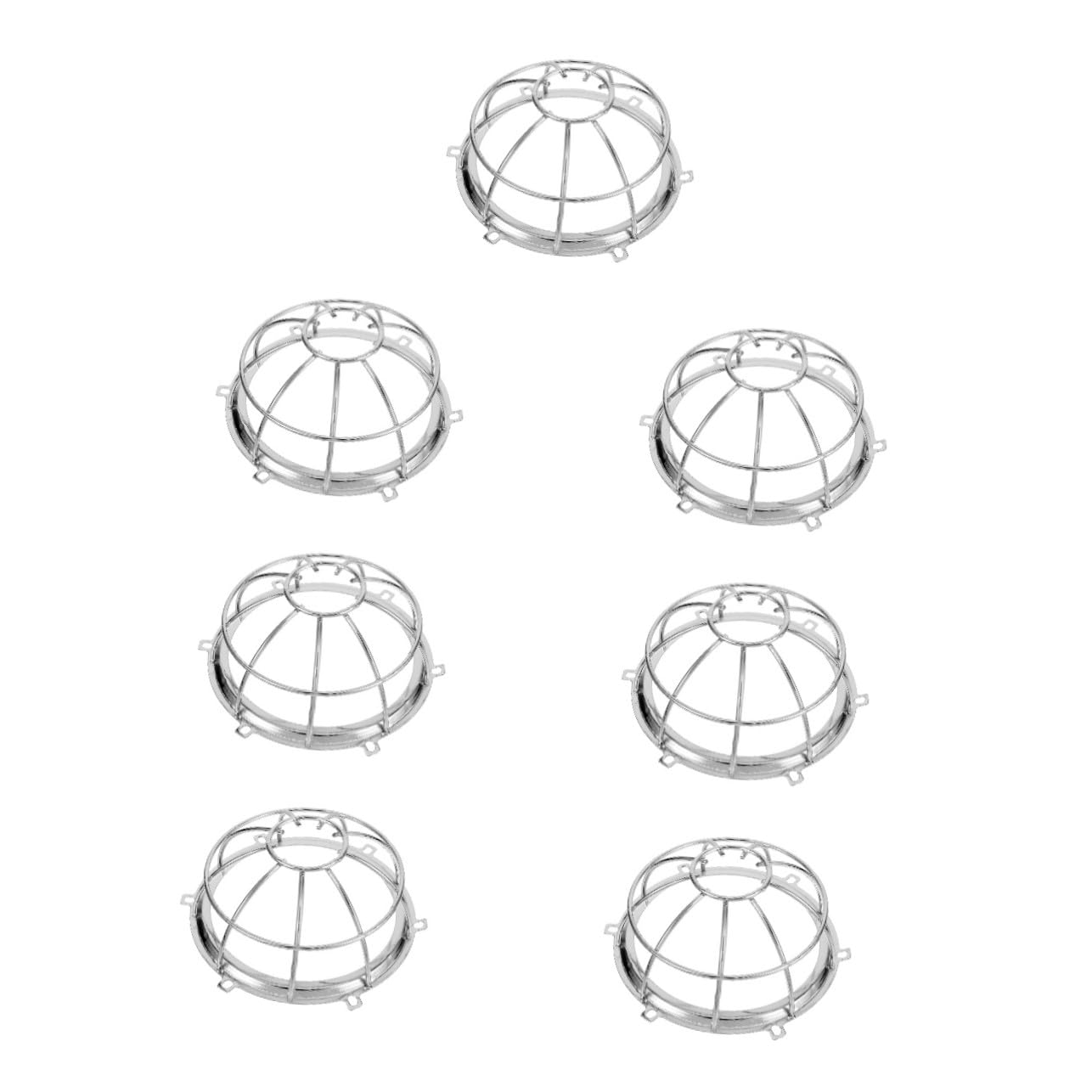 7 Piezas Protector Metálico para Detector de Incendios Jaula Resistente para Sistema de Supresión Compatible con Sensores Humo Domésticos y Comerciales