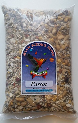 Volkman Avian Science Super Parrot Bird Food Seed Mix (8 LB)