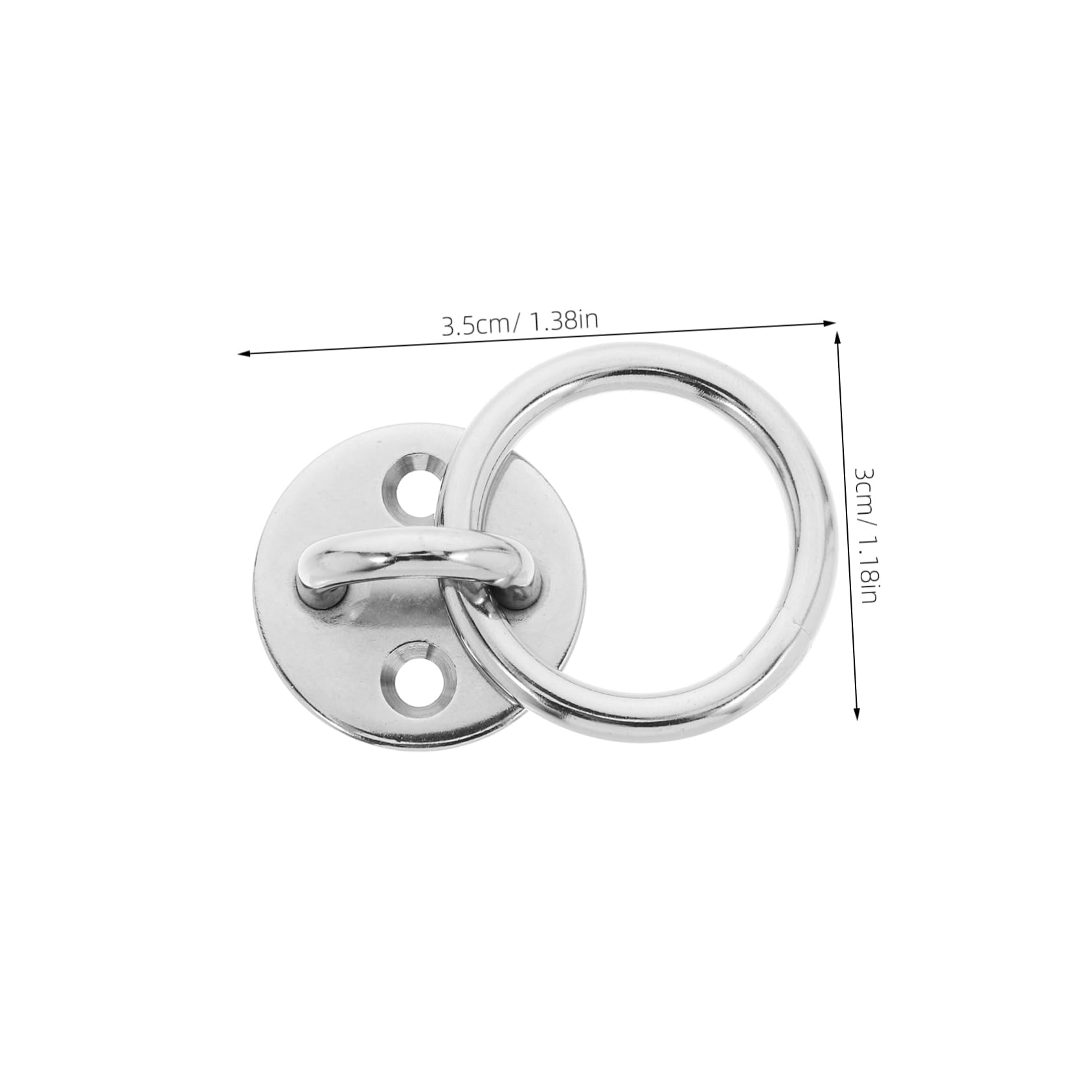 HANABASS Hammock Swing Hooks Heavy Duty Ceiling Hanging Marine Grade Stainless Steel Screws for Easy Installation