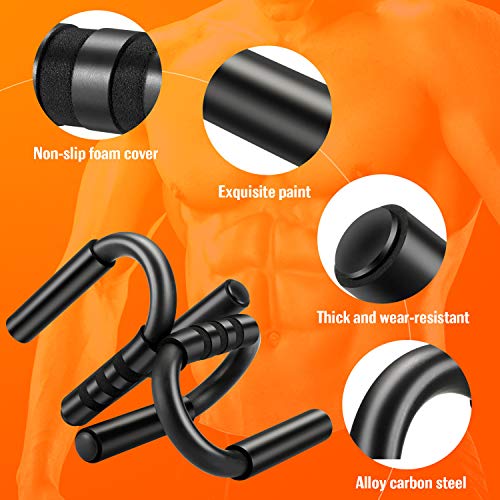 Kiewhay Push Up Bars voor spierkracht Workouts - Push Up Handgrepen met Foam Grip Draagbaar voor Thuis Gym Fitness… - Image 5