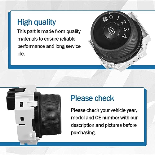image for Automkt A/C Blower Fan Control Switch Assy 55902-12100 Fits for 2009-2