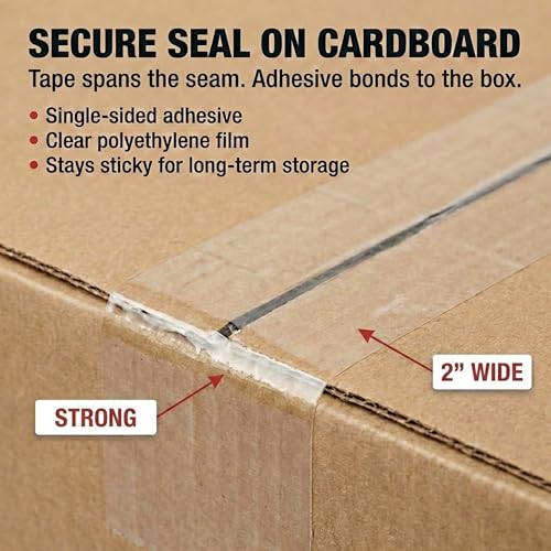 Image of Tape Logic 2 inch x 110 Yard Clear Packing Tape Pallet - 45 Cases (1620 Rolls) - 2.0 Mil Heavy Duty Shipping Tape - Bulk Strong Acrylic Adhesive Box Sealing Tape for Warehouse & Fulfillment Packaging