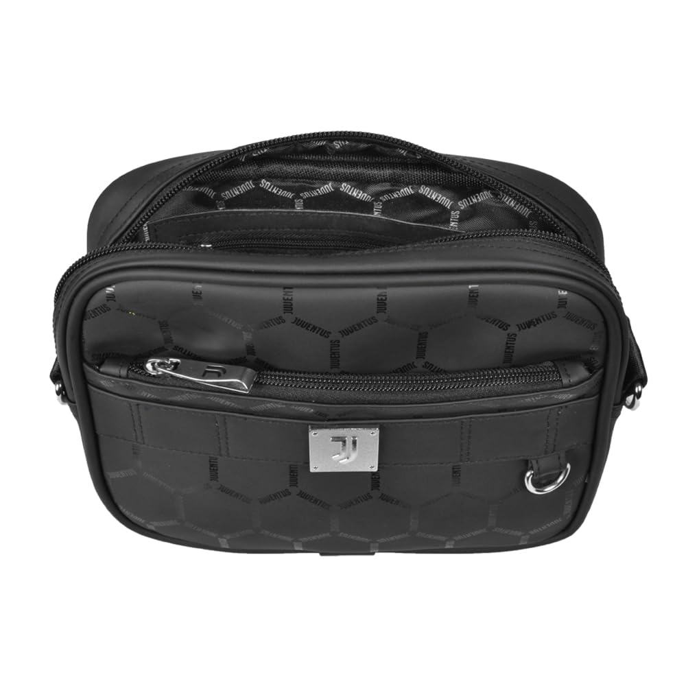 BORSELLO PU STAMPATO TRACOLLA REMOVIBILE Est.100% PU Int.100% PL 133422 JUVENTUS