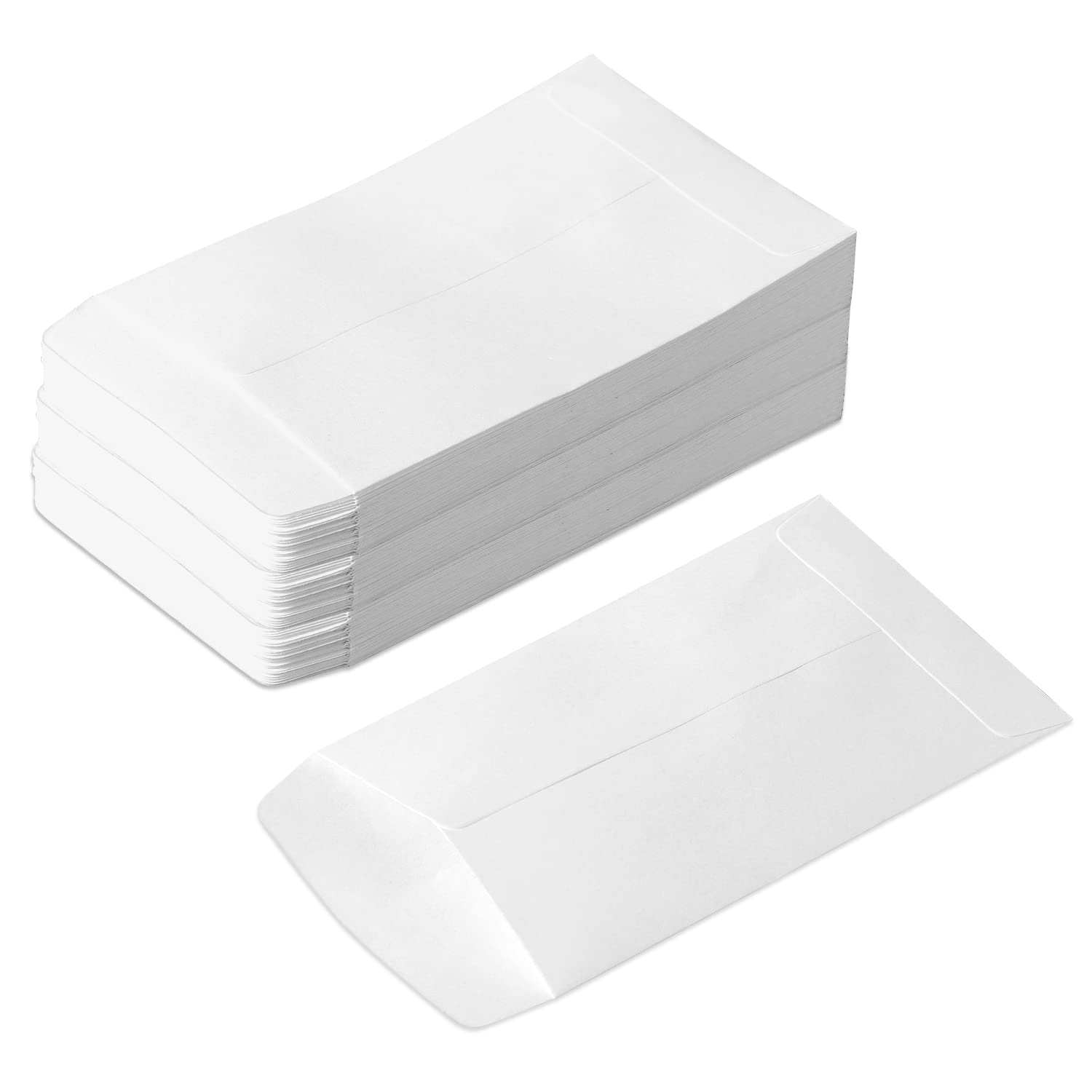Buste di Carta Kraft 6x10cm 100 Pezzi per Soldi Monete Gioielli