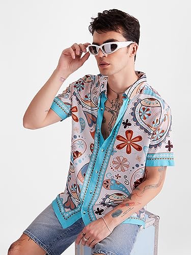 Image of The Souled Store Original Indie Block Holiday Shirts for Men